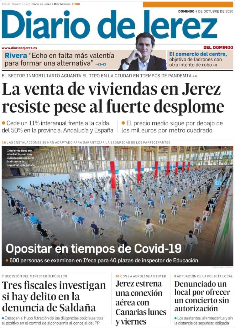Portada de Diario de Jerez (Espa&ntilde;a)