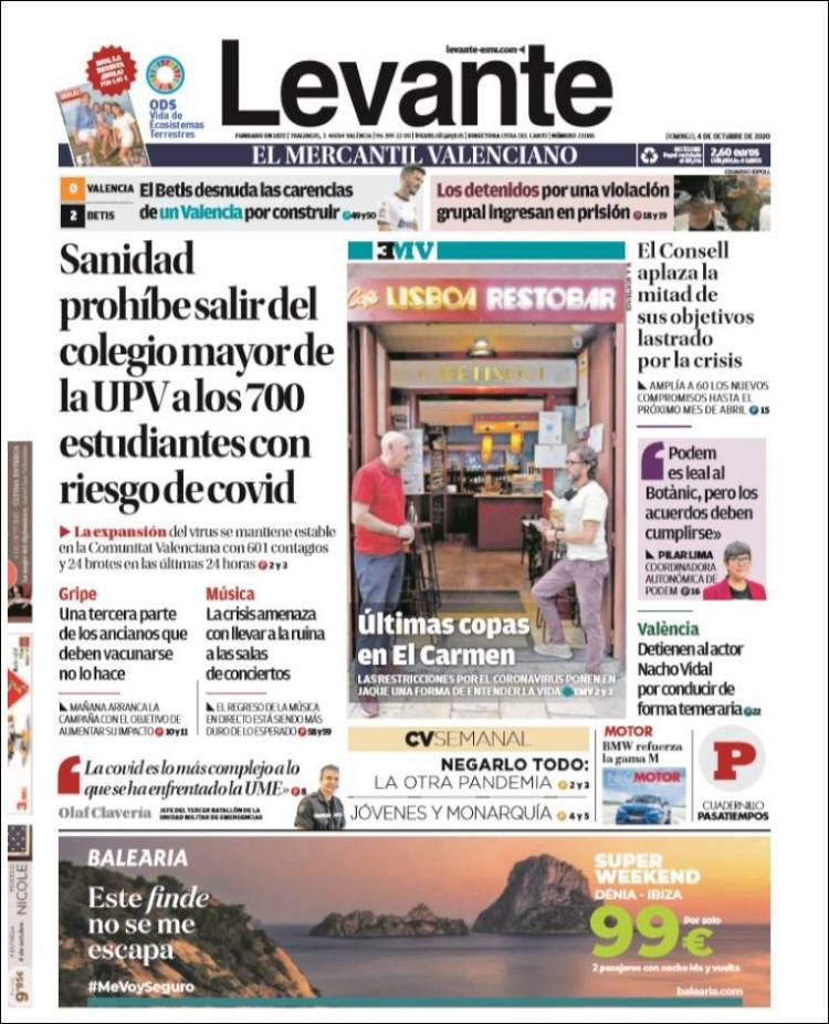 Portada de Levante (Espa&ntilde;a)