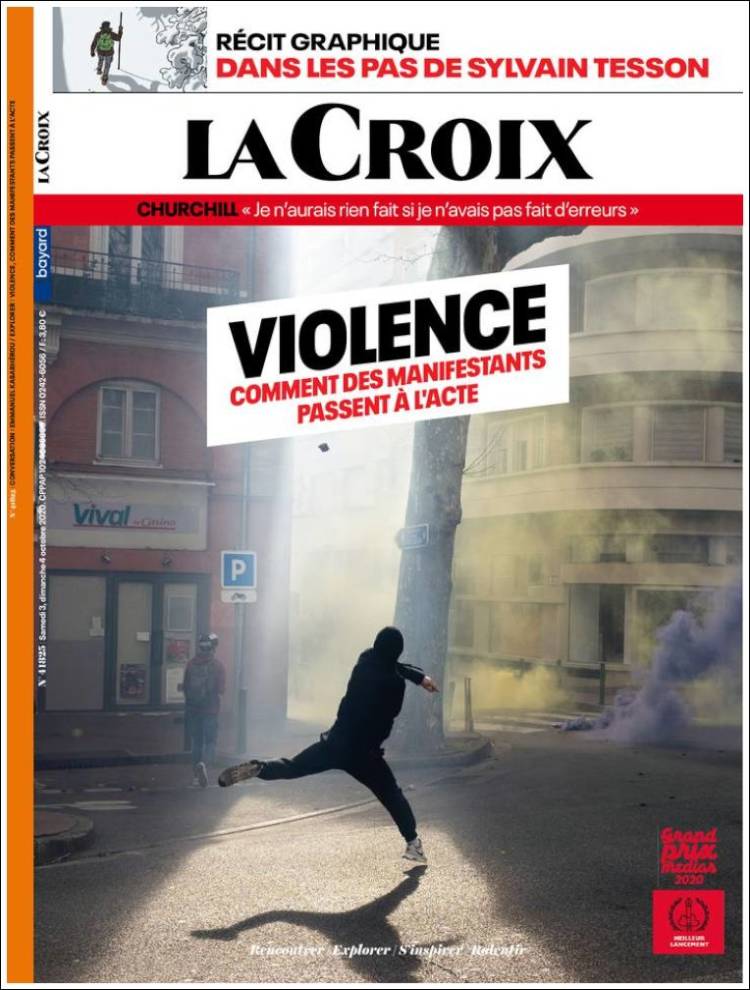 Portada de La Croix (Francia)