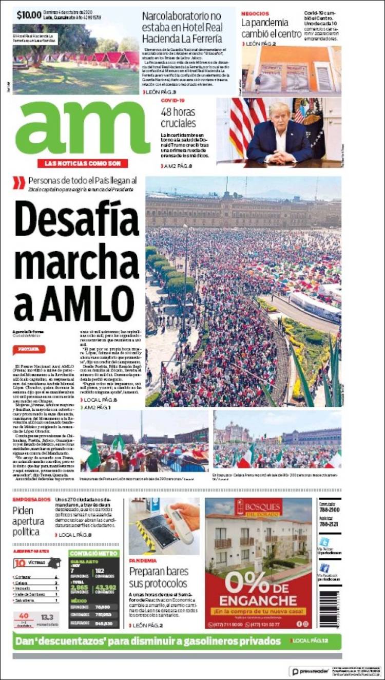 Portada de Al Día A.M. (México)