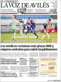 Portada de El Comercio - Avilés (Espa&ntilde;a)