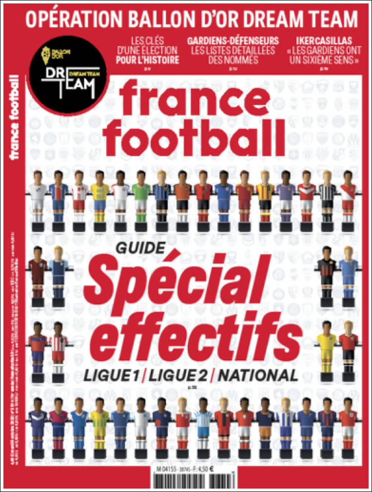 Portada de France Football (Francia)