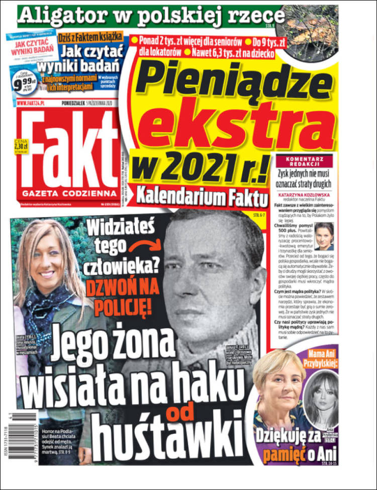 Portada de Fakt (Polonia)
