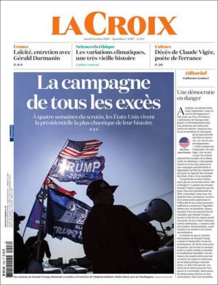 Portada de La Croix (Francia)
