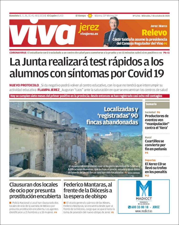 Portada de Información - Jerez (España)