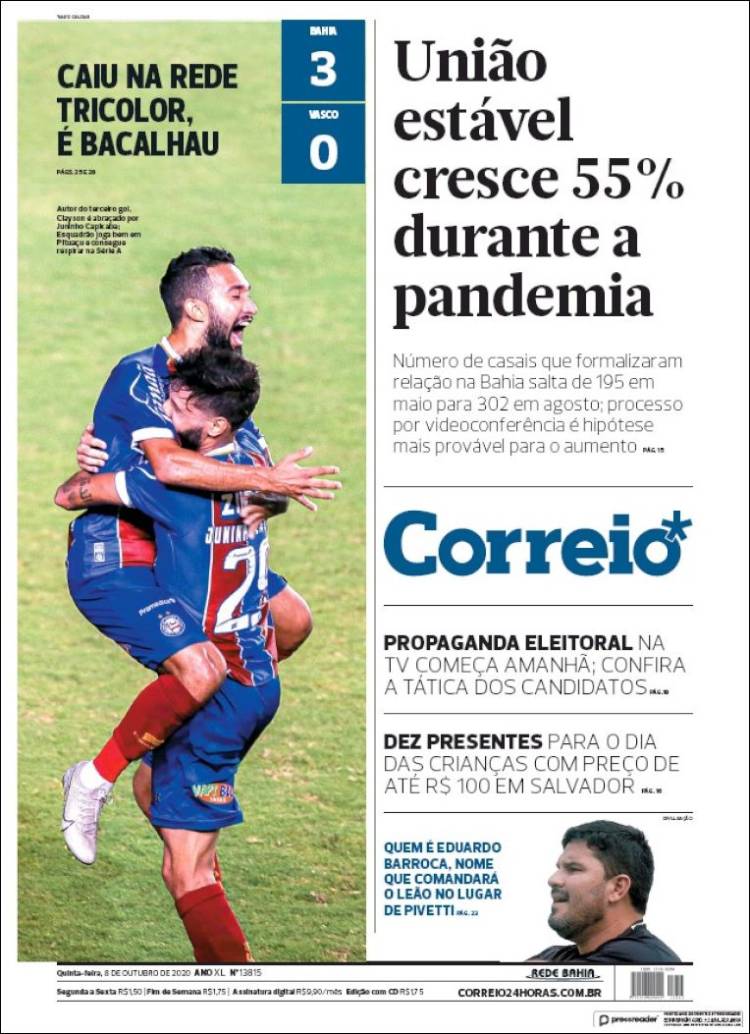 Portada de Correio* (Brasil)