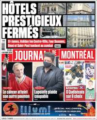 Portada de Le Journal de Montréal (Canadá)