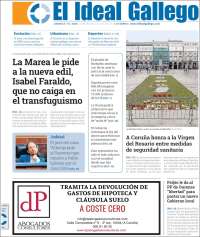 Portada de Diario de Ferrol (España)