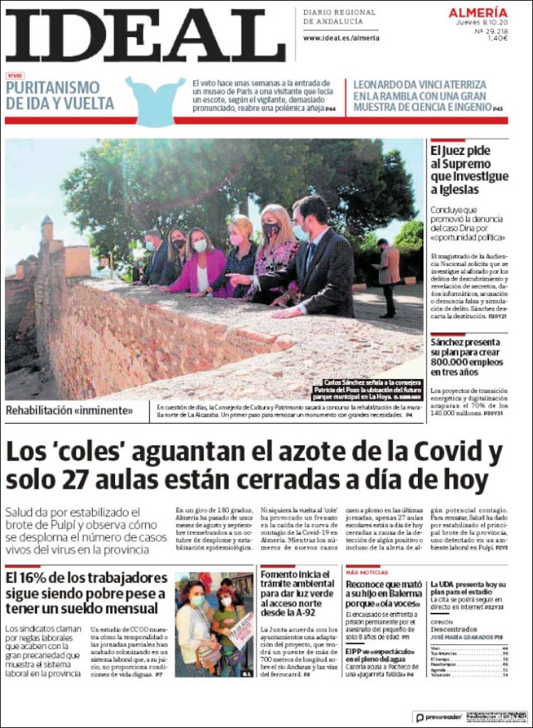 Portada de Ideal Almeria (Espa&ntilde;a)