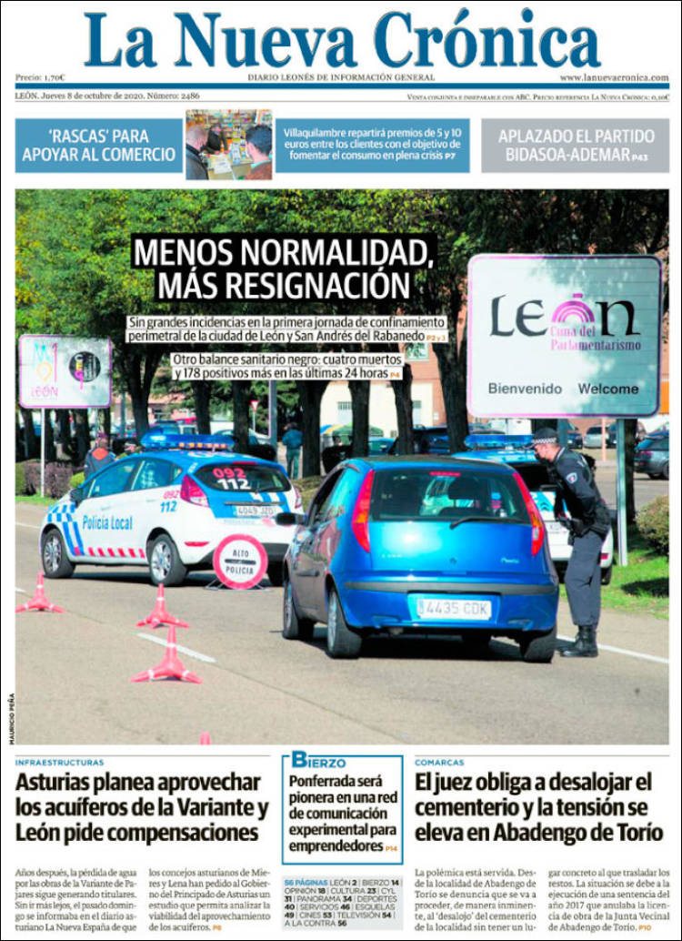 Portada de La Nueva Crónica (Espa&ntilde;a)