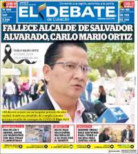 Portada de El Debate de Culiacán (M&eacute;xico)