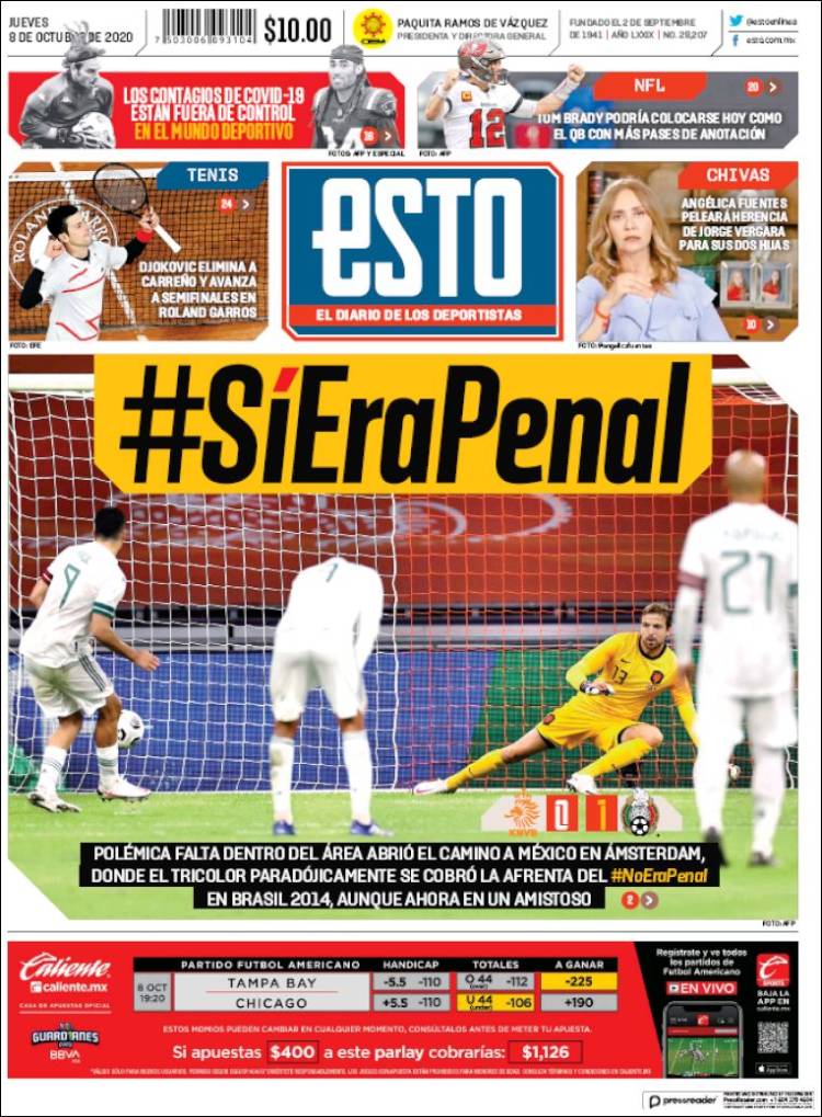 Portada de Esto (M&eacute;xico)