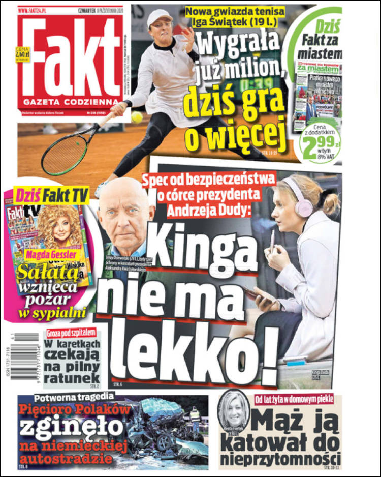 Portada de Fakt (Polonia)