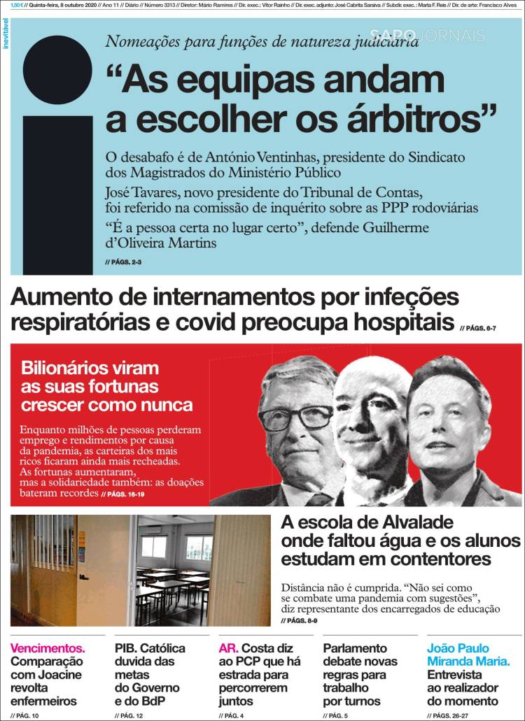 Portada de I - informação (Portugal)