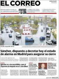 Portada de El Correo - Álava (Espa&ntilde;a)