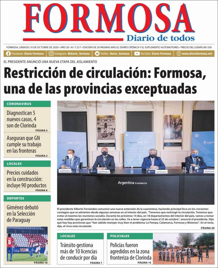 Portada de Formosa (Argentina)