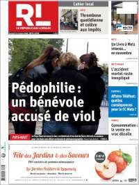 Portada de Le Republicain Lorrain (Francia)