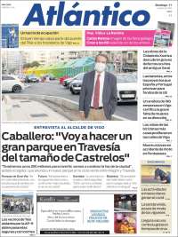 Portada de Atlántico Diario (España)