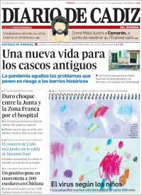 Portada de Diario de Cádiz (España)