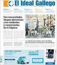 Portada de Diario de Ferrol (España)