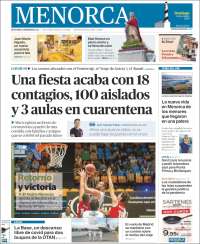 Portada de Menorca - Diario Insular (España)