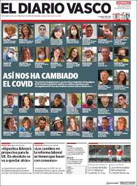 Portada de Diario Vasco (España)