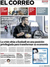 Portada de El Correo - Álava (España)