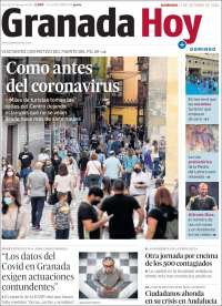 Portada de Granada Hoy (España)