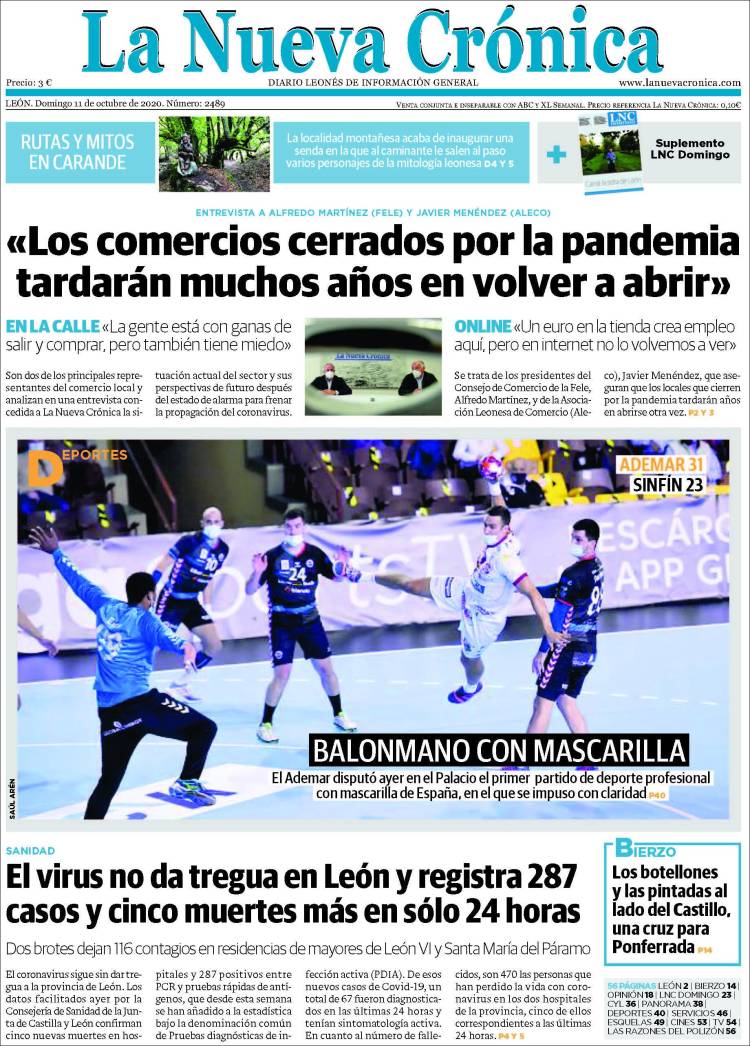 Portada de La Nueva Crónica (España)