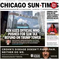 Portada de Chicago Sun-Times (USA)