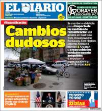 Portada de El Diario NY (USA)