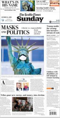 Portada de Seattle Times (USA)