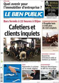 Portada de Le Bien Public (Francia)