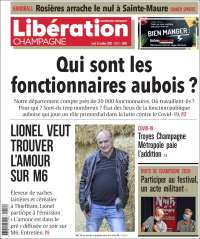 Portada de Libération Champagne (Francia)