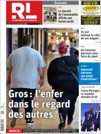 Portada de Le Republicain Lorrain (Francia)