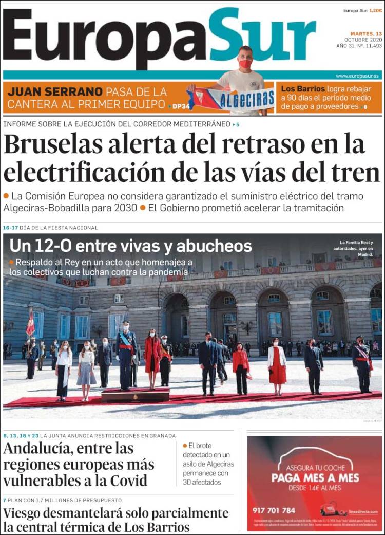 Portada de Europa Sur (España)