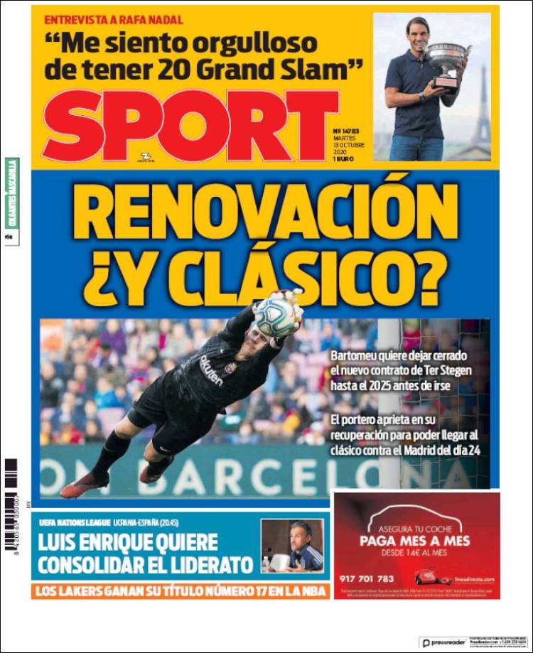 Portada de Sport (España)