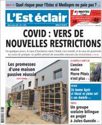 Portada de L'Est Eclair (Francia)