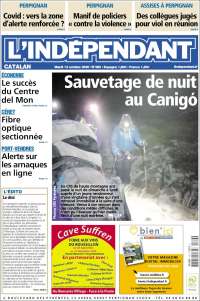 Portada de Le Indépendant (Francia)