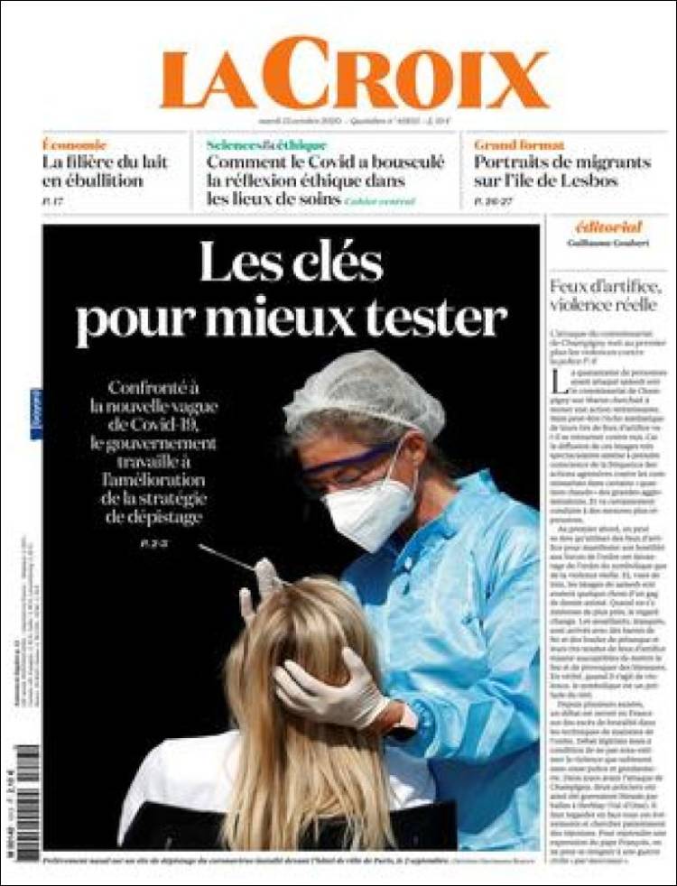 Portada de La Croix (Francia)