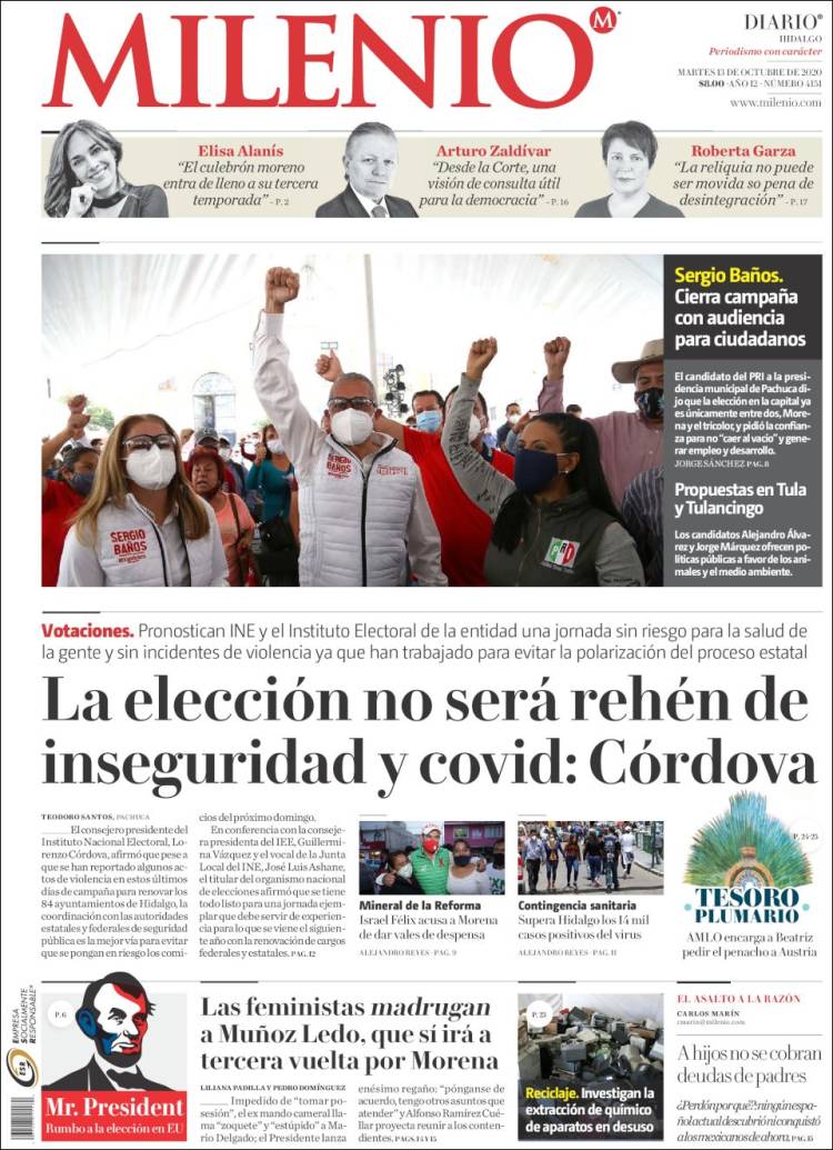 Portada de Milenio de Hidalgo (México)