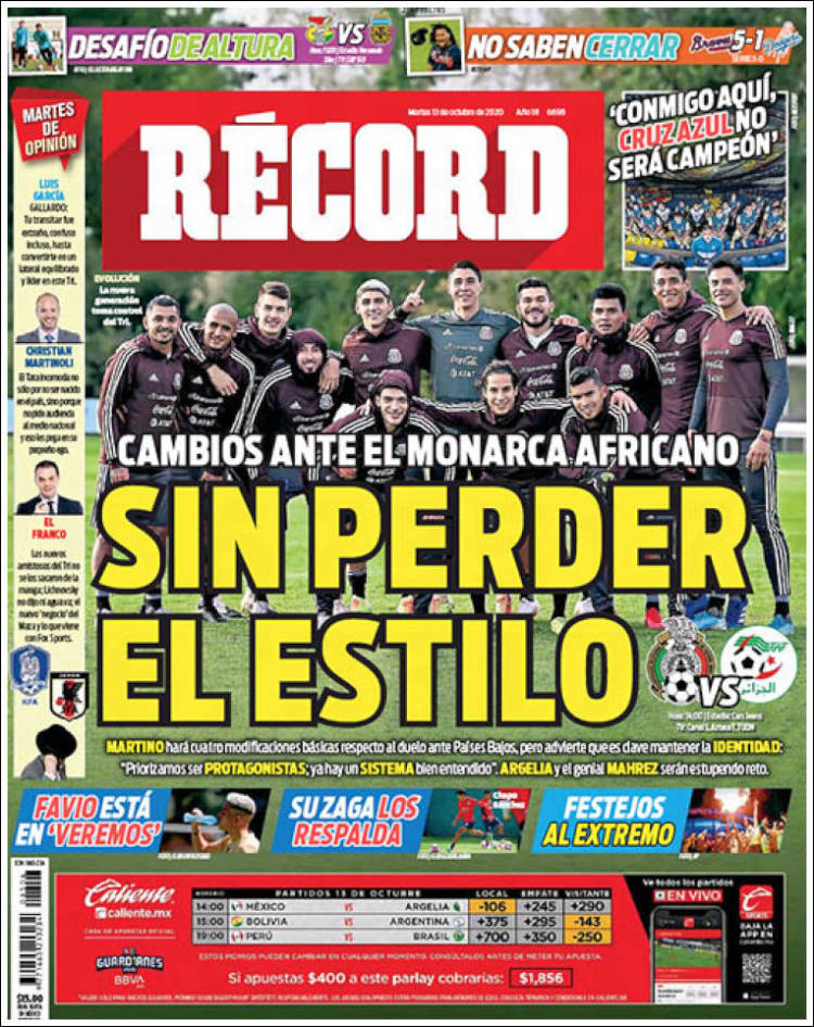Portada de Record (México)