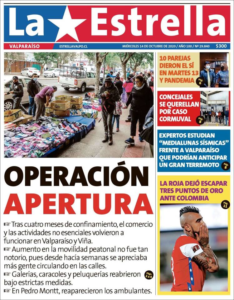 Portada de Estrella de Valparaiso (Chile)