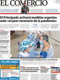 Portada de El Comercio - Gijón (Espa&ntilde;a)