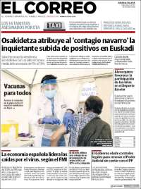Portada de El Correo - Álava (Espa&ntilde;a)
