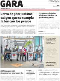 Portada de Gara (Espa&ntilde;a)