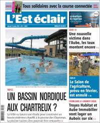 Portada de L'Est Eclair (Francia)