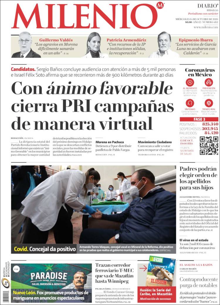 Portada de Milenio de Hidalgo (México)