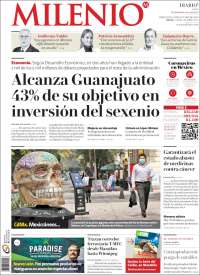 Portada de Milenio de León (México)