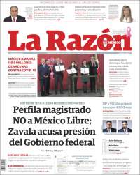 Portada de La Razón (México)
